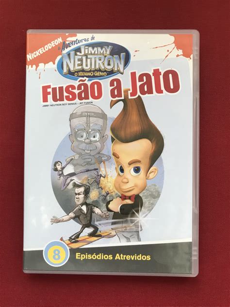 DVD Jimmy Neutron O Menino Gênio Fusão A Jato Seminovo