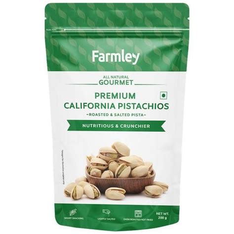 Buy Farmley Premium California Roasted Salted Pistachios Pista Online