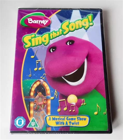 Barney 🎶 Sing That Song 🎤 Dvd Brand New And Sealed Eur 1303 Picclick It