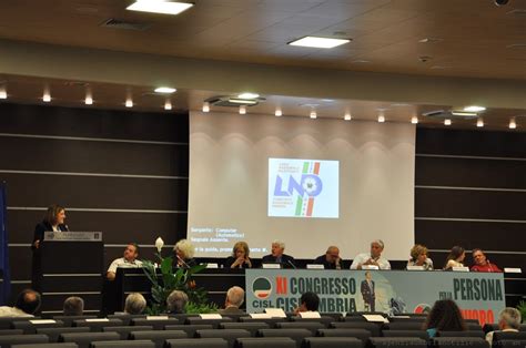 XI Congresso Cisl Umbria Presidente Marini Fondamentale Un Lavoro