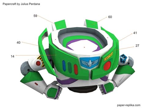 Buzz Lightyear Toy Story Papercraft