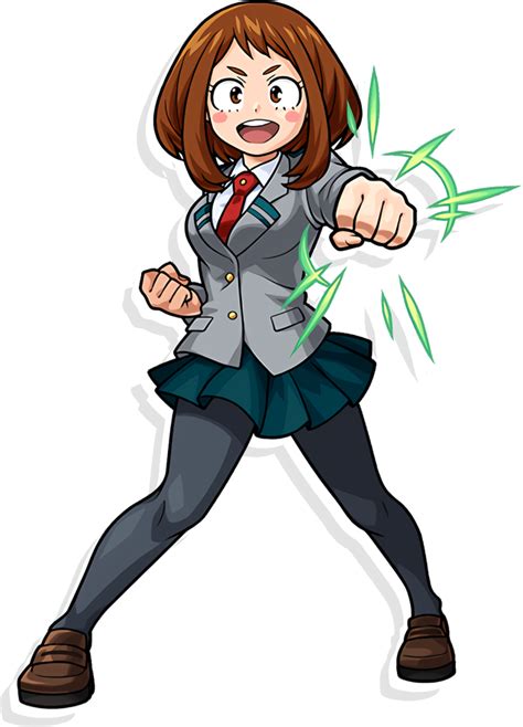 Ochaco Uraraka Render [monster Strike] By Maxiuchiha22 On Deviantart