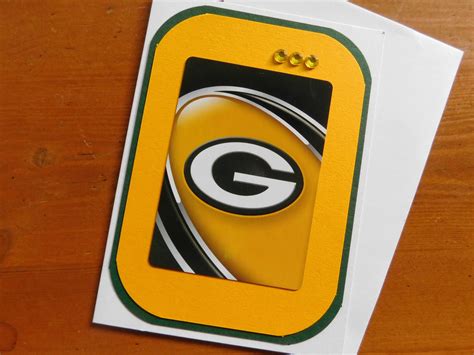 Green Bay Packers Birthday Card Female Gb Packers Bd Cad Etsy