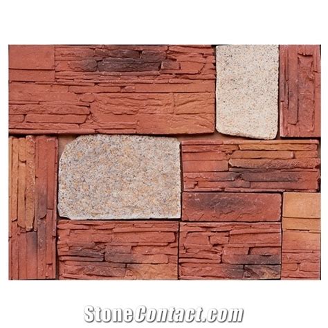 Lightweight Outdoor Wall Decorative Faux River Rock Panels From China