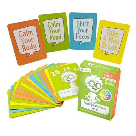 Buy Anger Management Cards For Kids Control Feelings With A Fun Card