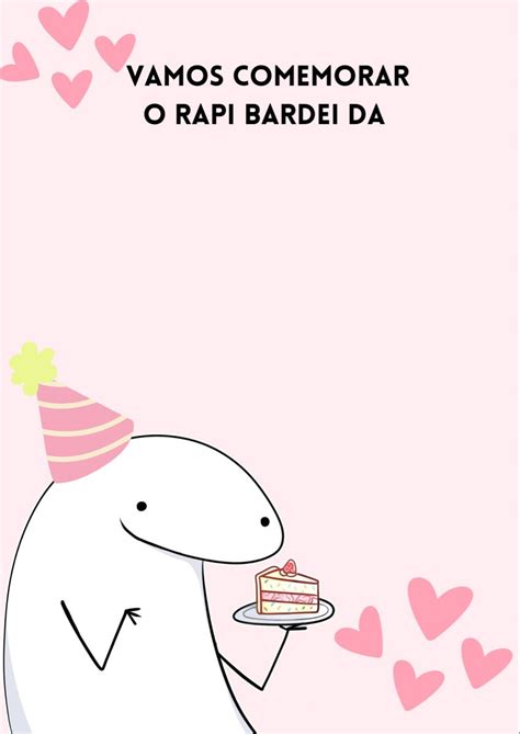 A White Bear Holding A Piece Of Cake On Top Of A Pink Background With