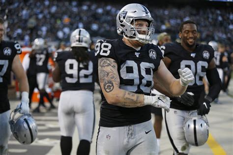 Raiders defensive end Maxx Crosby runs out of sack dances | Las Vegas Review-Journal