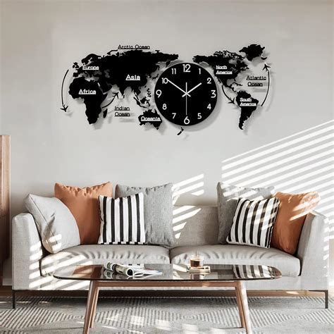 Meisd Reloj De Pared Decorativo Extragrande Para Decoraci N De Sala