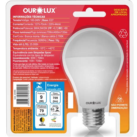 L Mpada Controled Tons De Luz E K Bivolt Ourolux