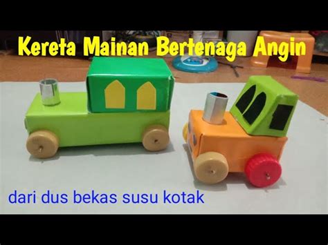 Cara Membuat Kereta Mainan Menggunakan Kotak Cara Membuat Mobil Dari