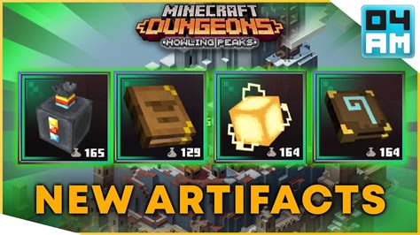 ALL NEW ARTIFACTS SHOWCASE And Where To Find Them In Minecraft Dungeons