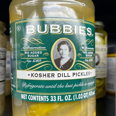 Bubbies Kosher Dill Pickles Review Abillion