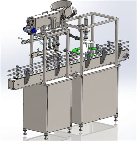 灌装封盖机3d模型下载solidworks模型 制造云