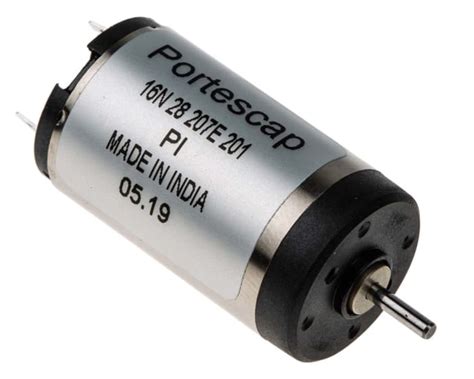 16n28 207e201 Portescap Portescap Brushed Dc Motor 23 W 12 V Dc 24 Mnm 10800 Rpm 15mm