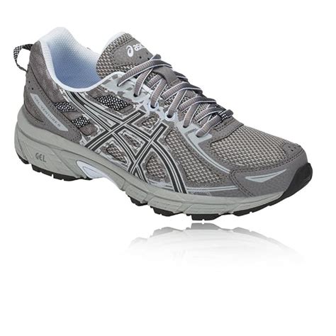 Asics Venture 6 Womens Trail Running Shoes 55 Grey Uk