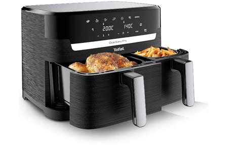 Tefal EY9018 Dual Easy Fry dwukomorowa frytkownica na gorące powietrze