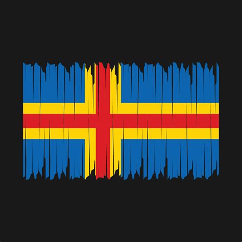 Aland Islands Flag Brush 21581679 Vector Art at Vecteezy