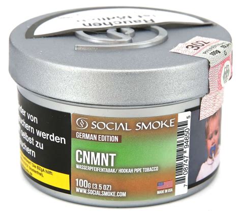 Social Smoke Cinnamint Shisha Tabak G Elwano