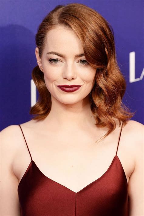 Emma Stones Make Up Artist Talks Beauty For Redheads Emma Stone Hair