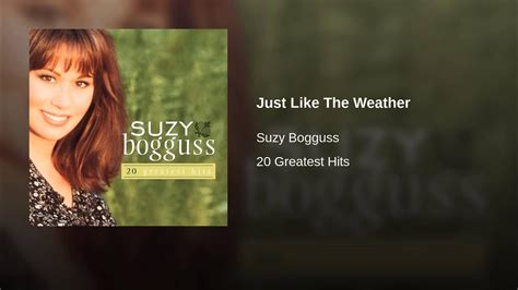 Just Like The Weather Suzy Bogguss Chet Atkins Western Music