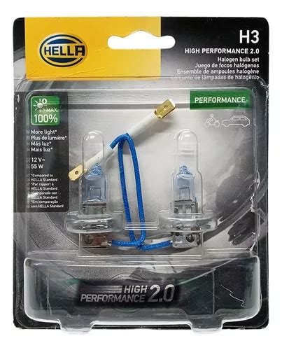 Foco H3 12v 55w 100 Luz 2 0 High Performance Hella