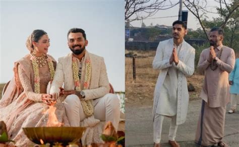 First Pics Of Athiya Shetty Kl Rahul Wedding