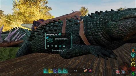 Ark Survival Ascended Deinosuchus And Basilisaur Taming Asa 12