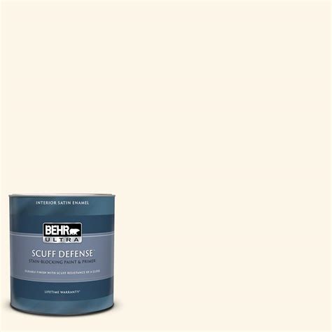 BEHR ULTRA 1 Qt PWN 20 Whipping Cream Extra Durable Satin Enamel