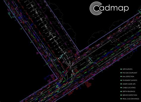 Cadmap Ltd Land Topographical Utility Gpr Underground Surveyors