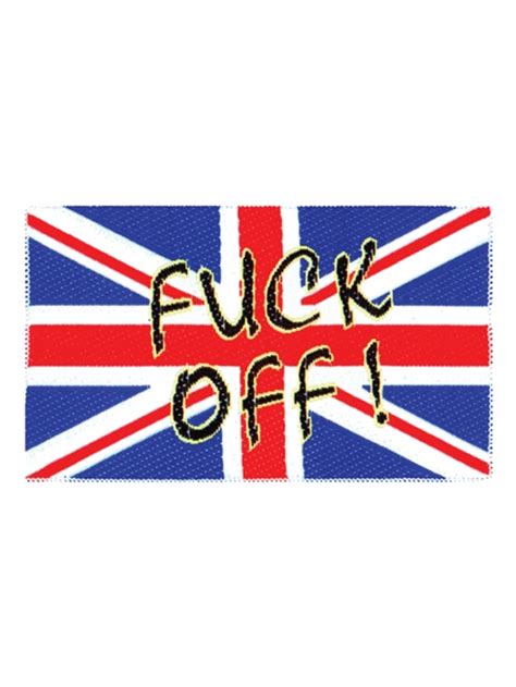 Aufnäher Flagge England Fuck Off bei armardi
