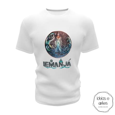 CAMISA UMBANDA CANDOMBLE IEMANJÁ Elo7 Produtos Especiais