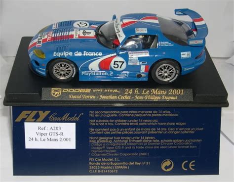 FLY A203 DODGE Viper Gts R 57 24H Le Mans 2001 Terrien MB EUR 54 72