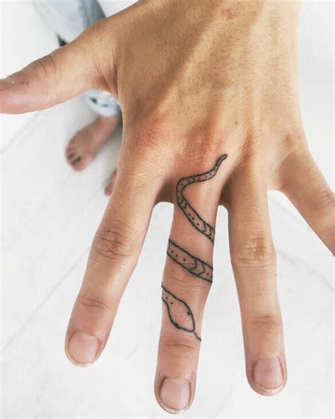 Best Snake Tattoo Finger Ideas That Will Blow Your Mind