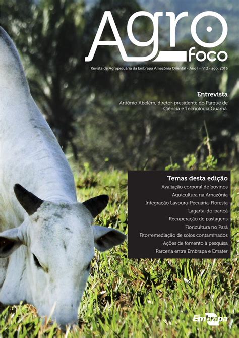 PDF Revista de Agropecuária da Embrapa Amazônia Oriental Ano