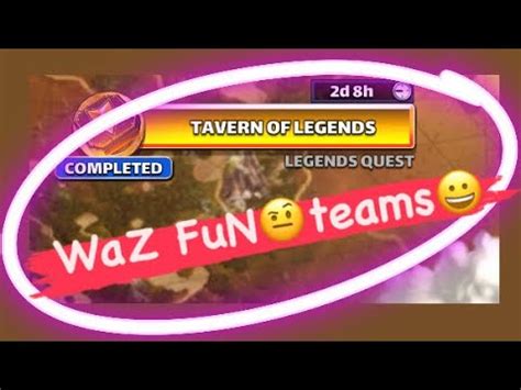 Empires Puzzles Legends Quest Stage My Fun Teams Youtube