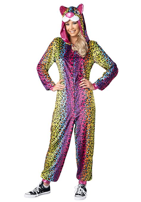 Neon Leopard Womans Costume