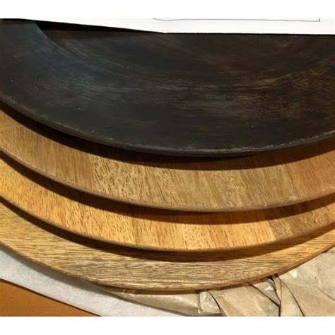 Wood Charger Plates Set Of 4 On Sale Bed Bath And Beyond 29562273