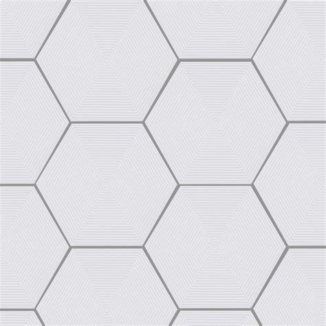 Porcelanato Esmaltado Natural Borda Bold Rima Hexa White X Cm