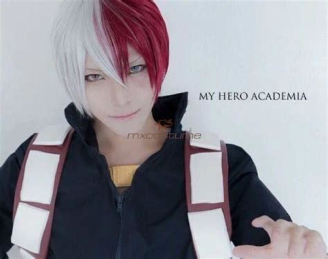 My Hero Academia Todoroki Shoto Cosplay Redandwhite Wig Mxcostume