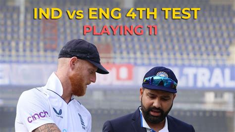 India vs England 4th Test Playing 11: Akash Deep makes his debut in ...