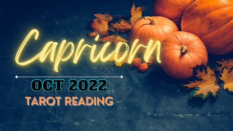 CAPRICORN OCT 2022 THE WORST HAS ALREADY PASSED ITS ONLY UP FROM