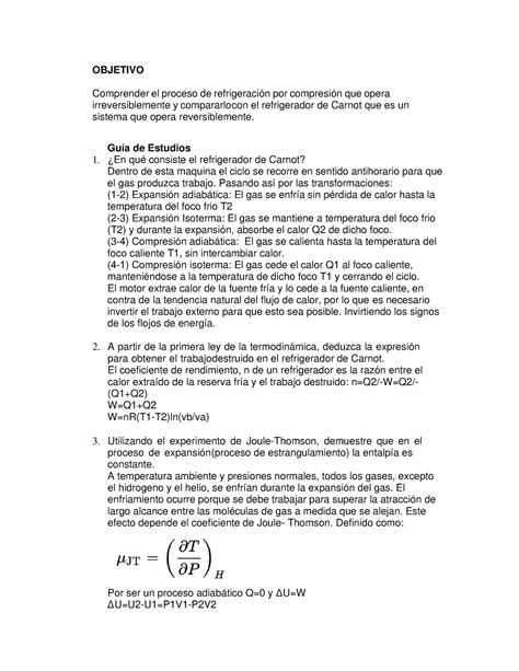 Pre Prelaboratorio Practica Objetivo Comprender El Proceso De