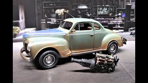 1941 Plymouth Coupe Hot Rod 125 Scale Model Kit Build Review And