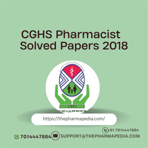 Cghs Pharmacist Solved Paper The Pharmapedia