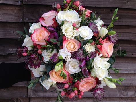 Burnt Oranges And Plums Brides Hand Tied Bouquet By Lily King Weddings