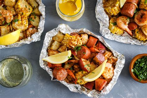 Shrimp Boil Foil Pack Recipe