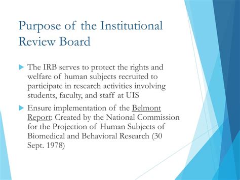 Ppt Institutional Review Board Powerpoint Presentation Free Download