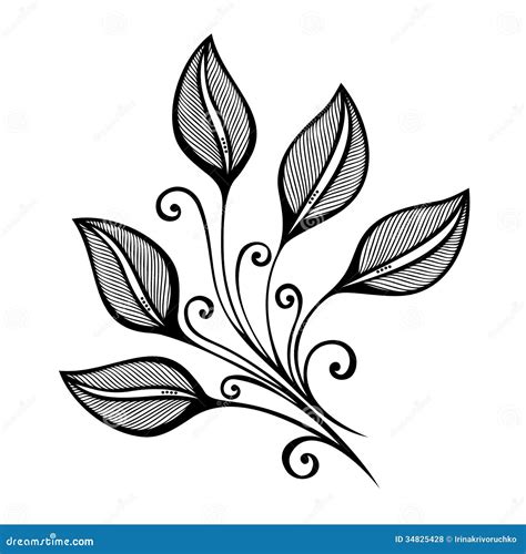 Decorative Flower And Leaf Designs Dover Pictorial 11