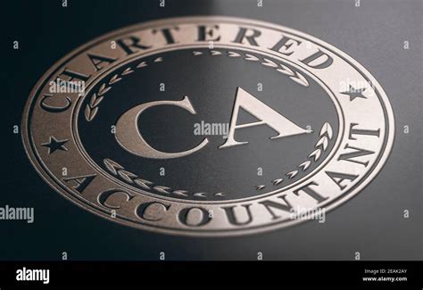 Chartered Accountant Certification Stock Photo - Alamy