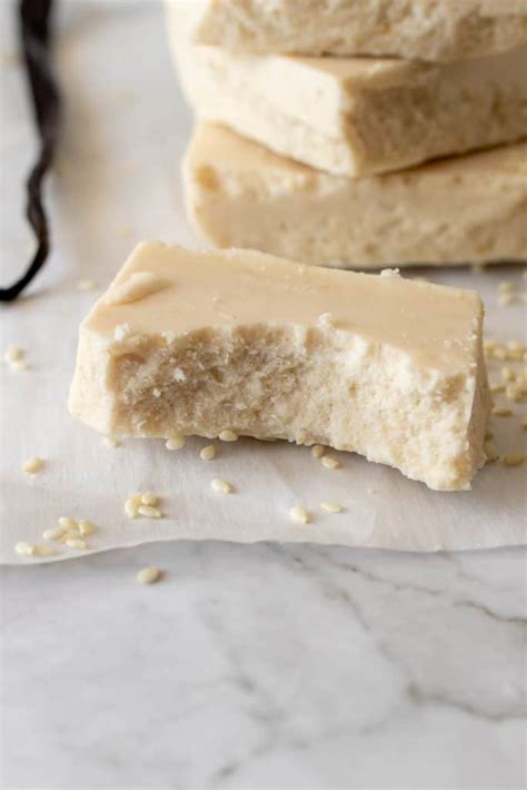 Vanilla Tahini Keto Fudge Raw Paleo Dairy Free Nut Free